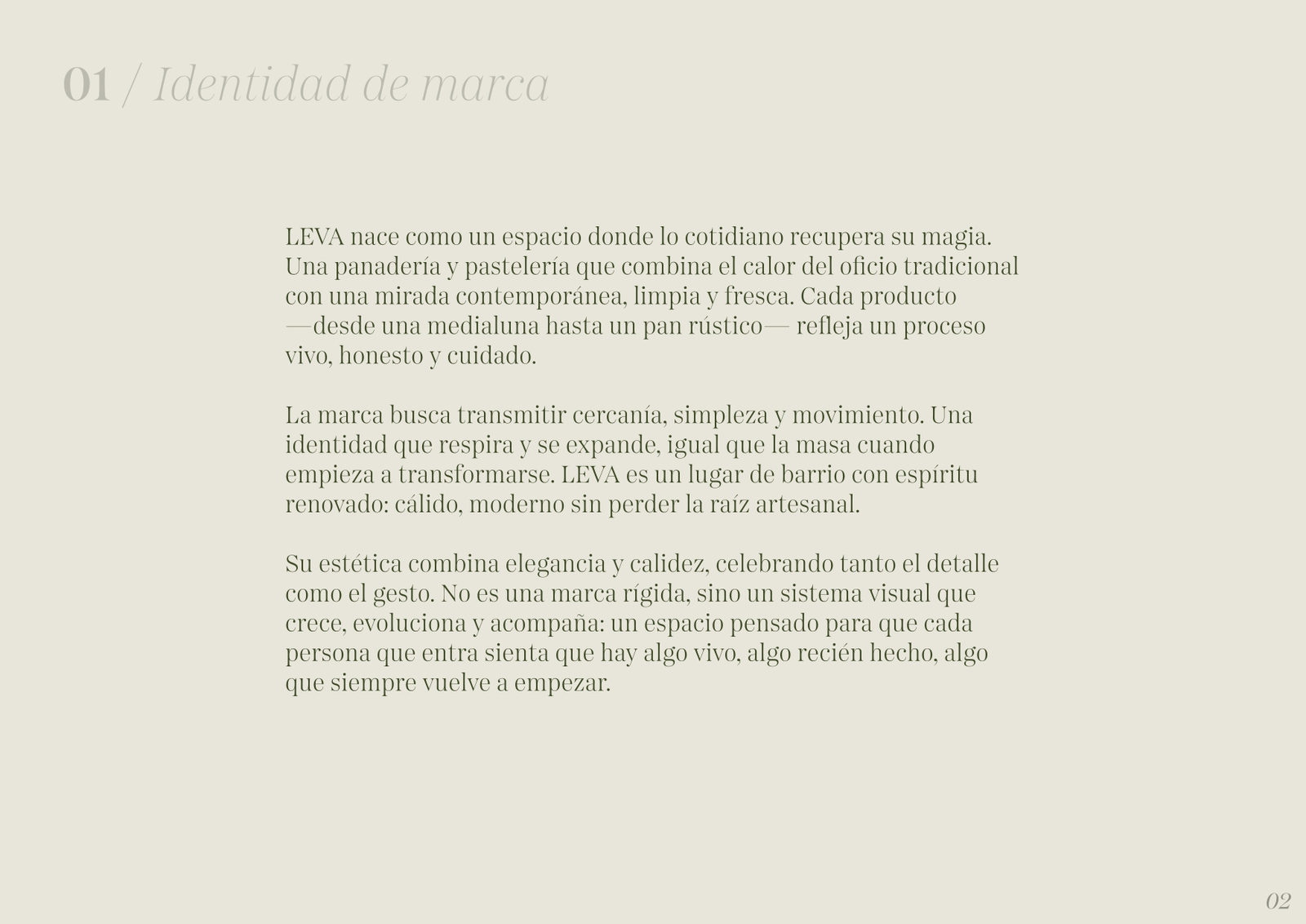 LEVA: trabajo de BULLET