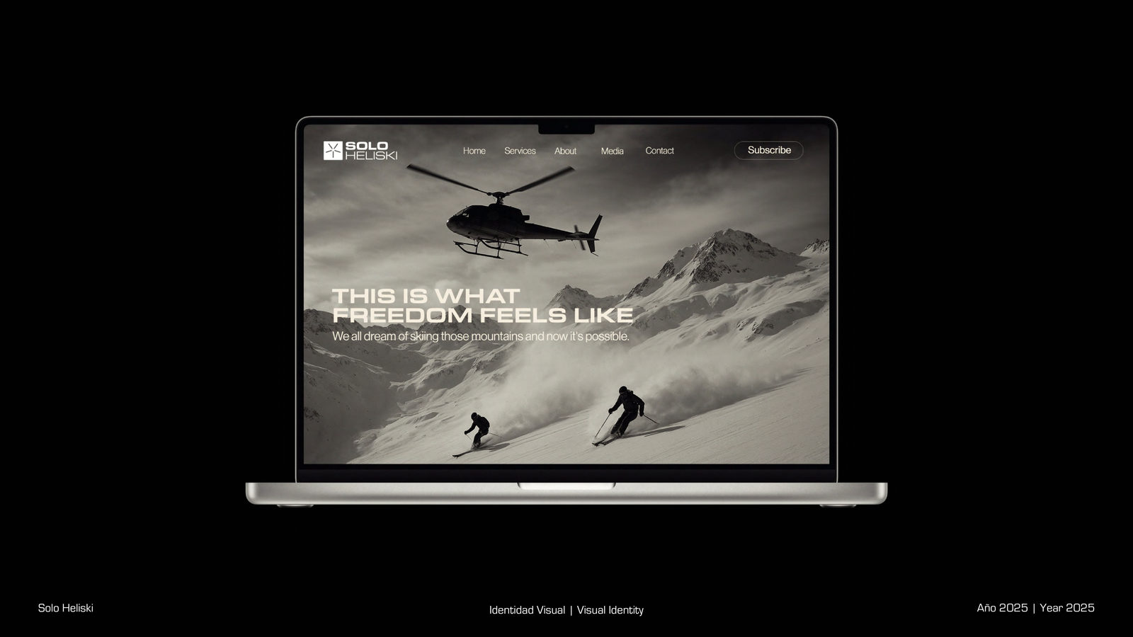 SOLO HELISKI: trabajo de BULLET