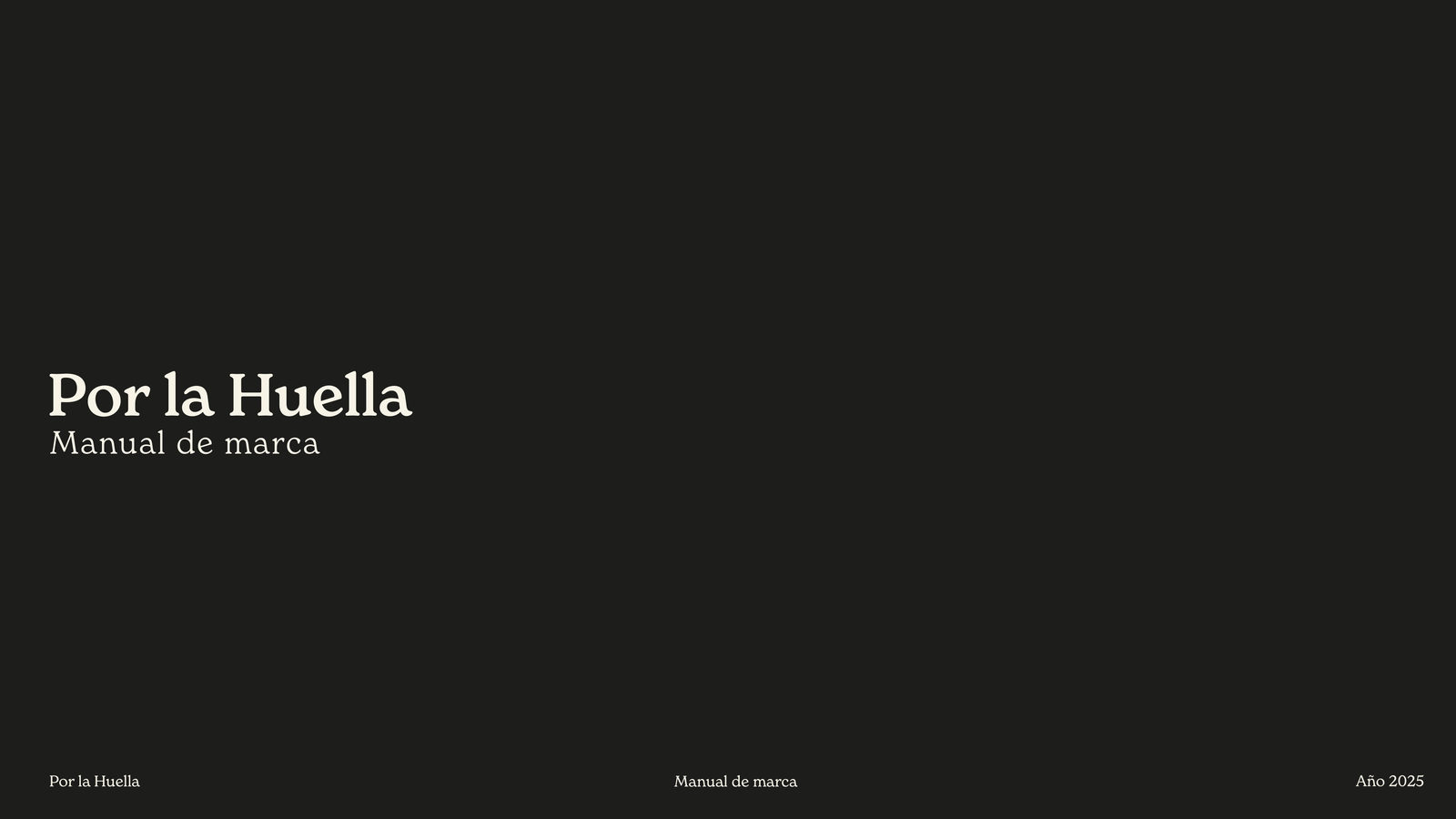POR LA HUELLA: trabajo de BULLET