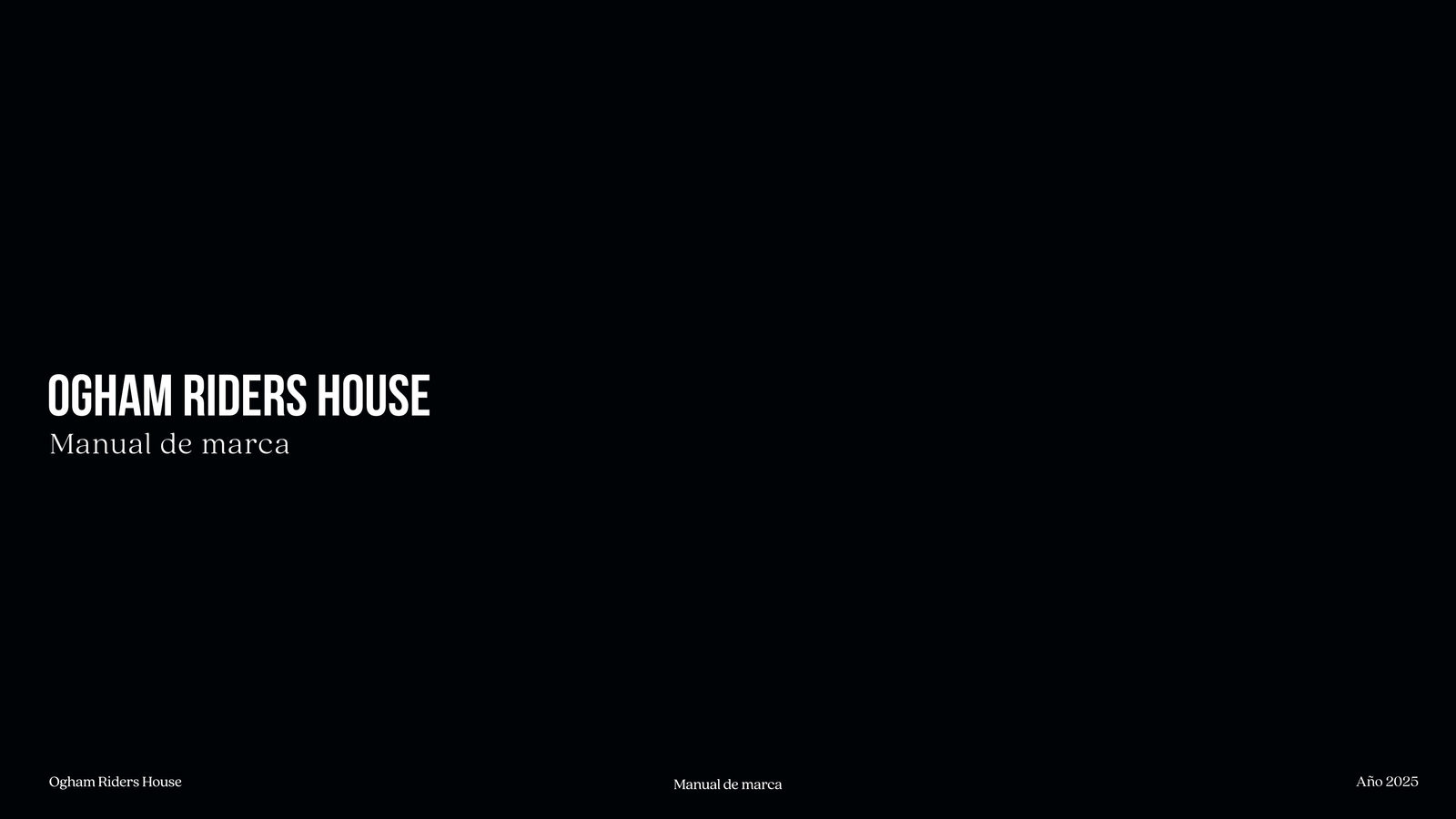 OGHAM RIDER HOUSE: trabajo de BULLET