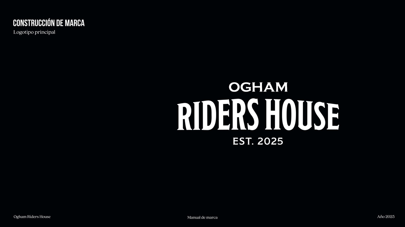 OGHAM RIDER HOUSE: trabajo de BULLET