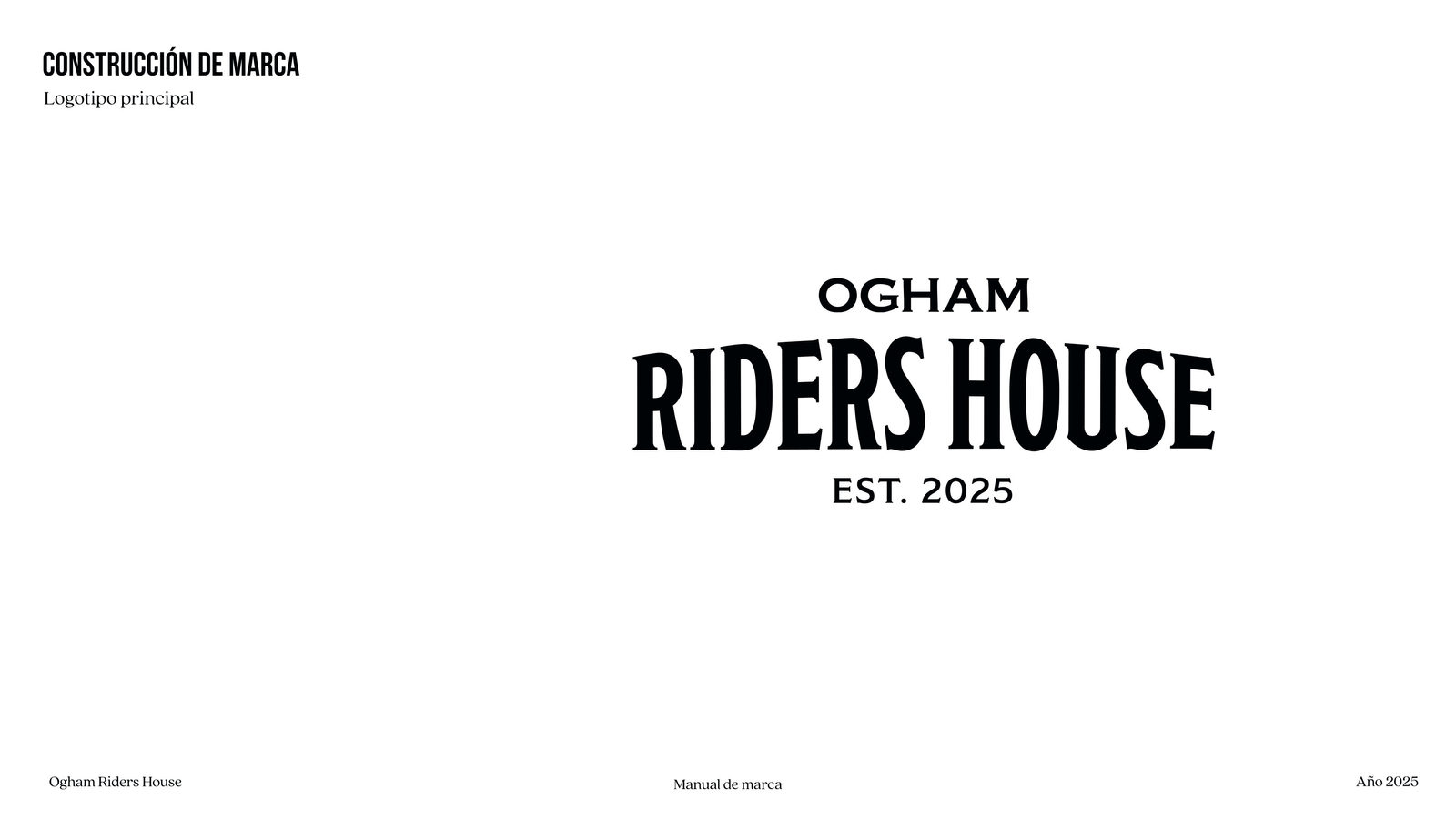 OGHAM RIDER HOUSE: trabajo de BULLET