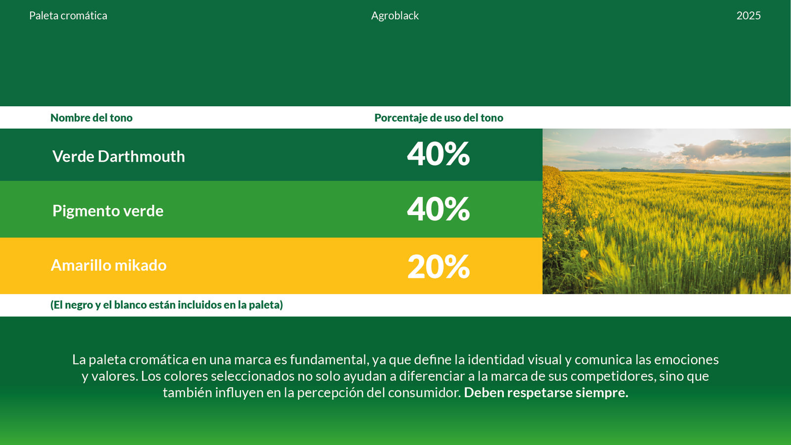 AGROBLACK S.A.: trabajo de BULLET