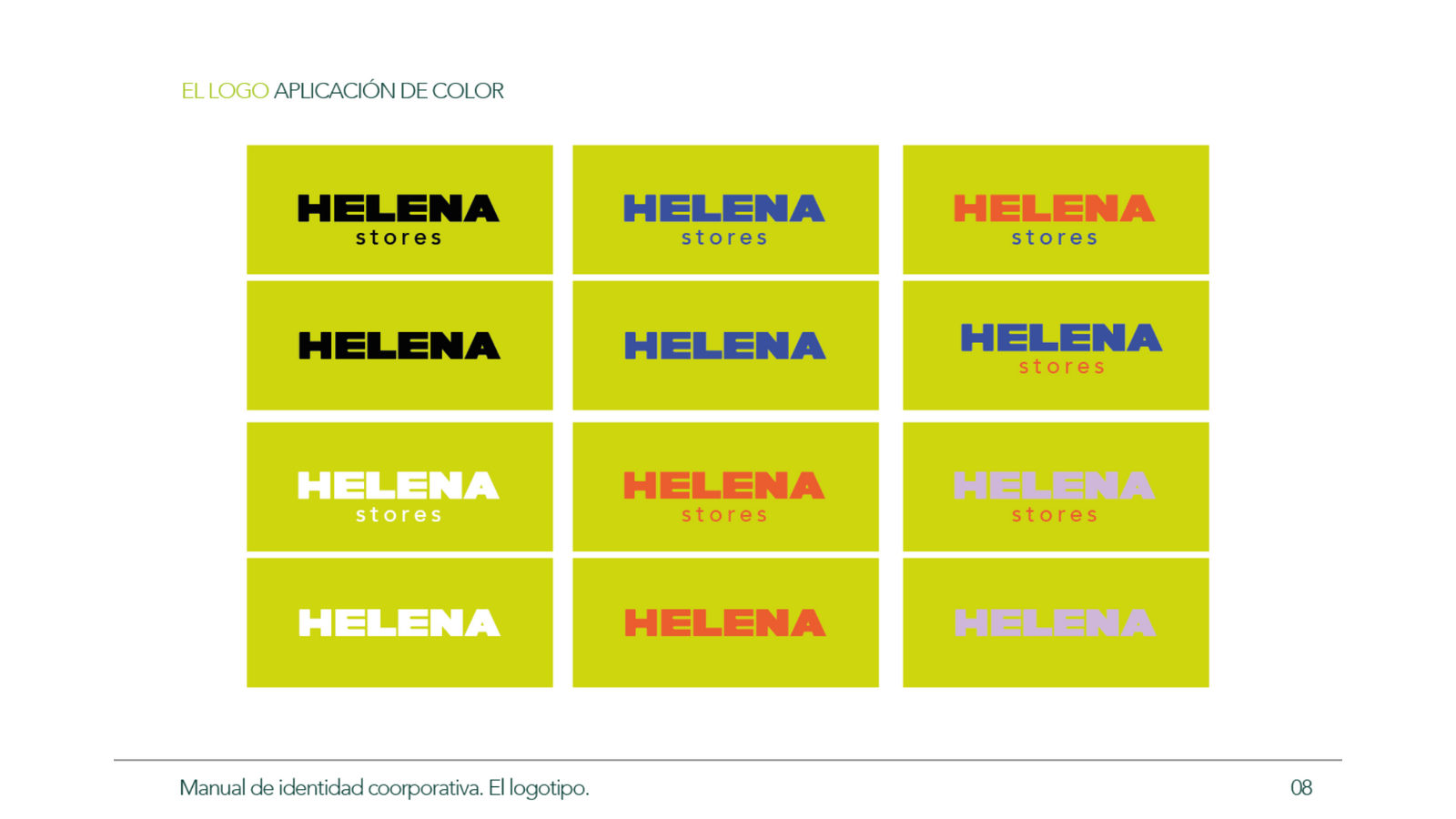 HELENA STORE: trabajo de BULLET