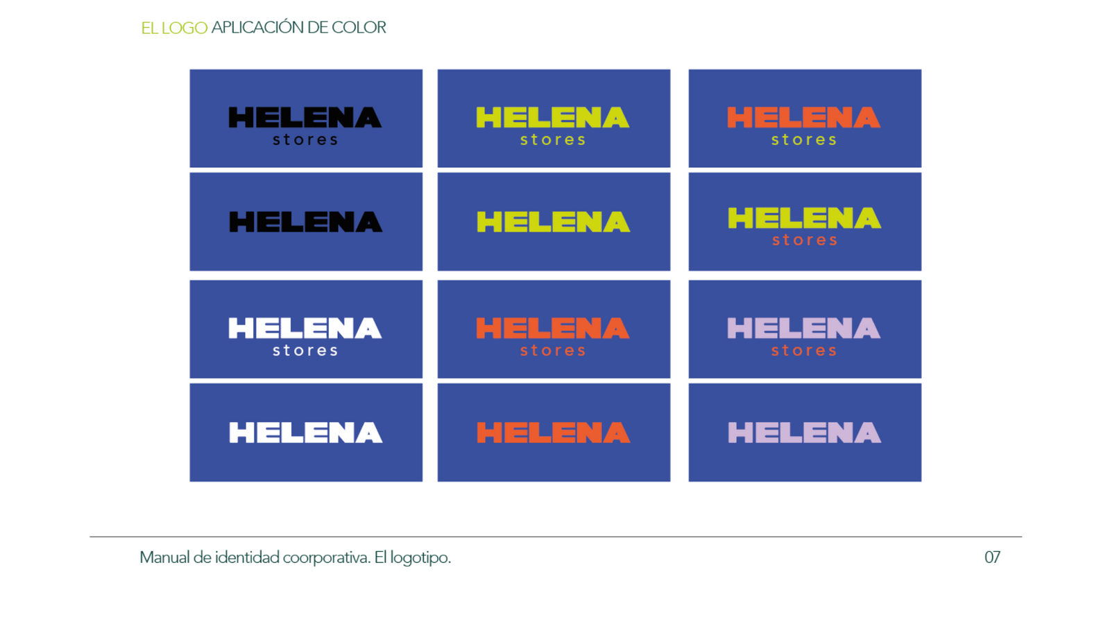 HELENA STORE: trabajo de BULLET
